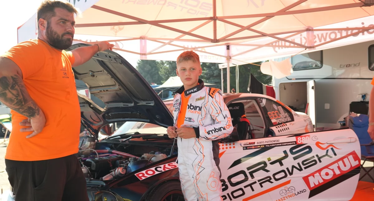 12-letni Borys z Włocławka drugim wicemistrzem Drift Open