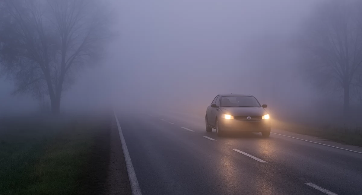 IMGW alarmuje: gęsta mgła w regionie. Sprawdź, gdzie widoczność spadnie do 200 metrów