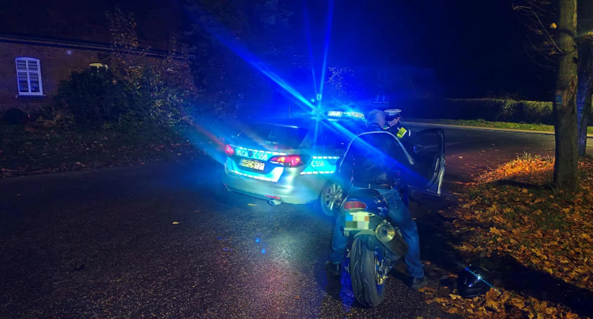 Nie zatrzymał się do kontroli. Powód? Motocykl bez badań od 13 lat