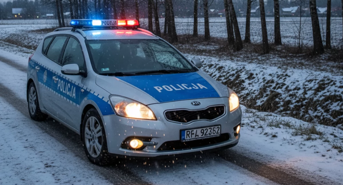 Poważny wypadek w Woli Adamowej. 47-latka ranna po zjechaniu na przeciwny pas