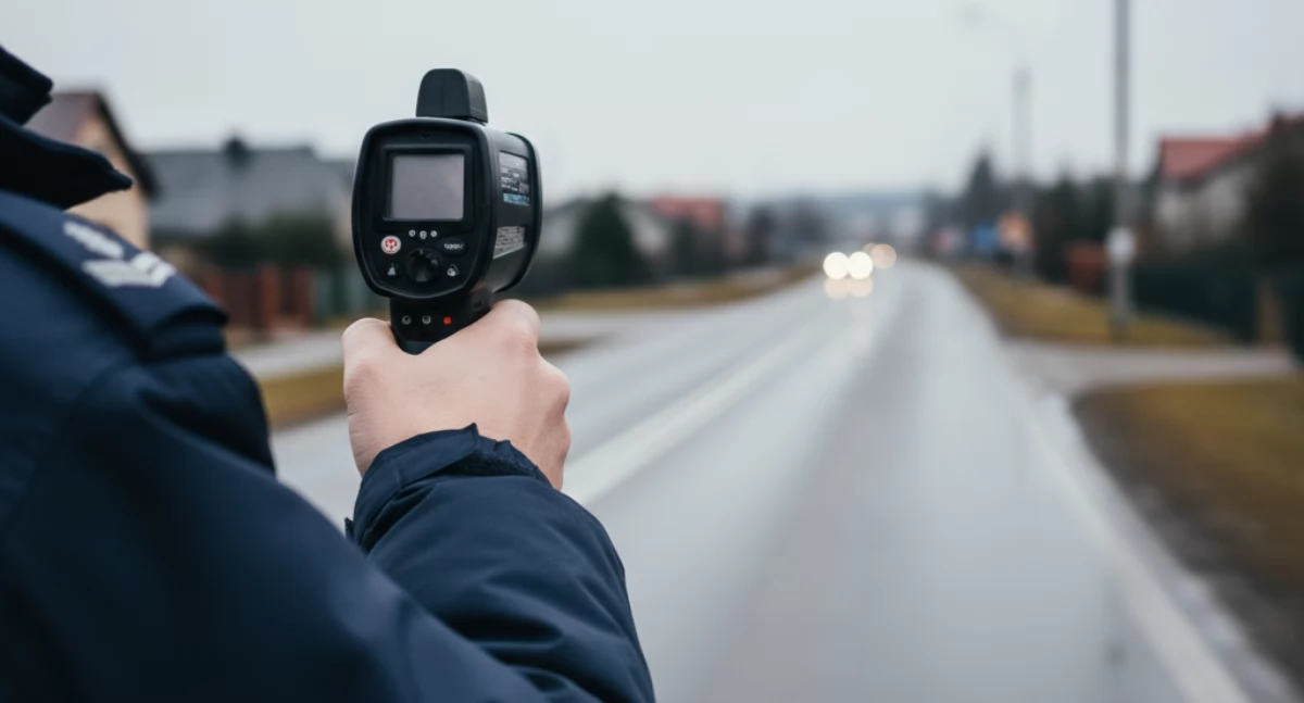20-latek pędził 128 km/h przez Szpetal Górny. Szybka interwencja grupy SPEED