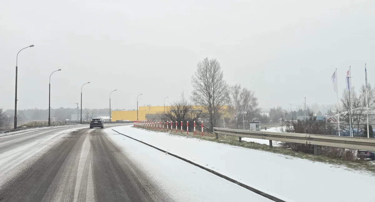 We Włocławku pojawił się śnieg. Meteorolodzy zapowiadają kolejne opady