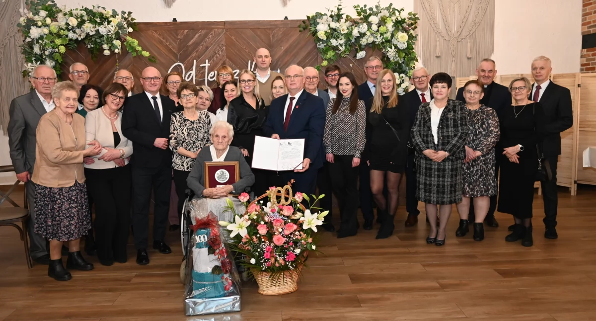 Wyjątkowy jubileusz w Lubrańcu. Pani Weronika Wiśniewska skończyła 100 lat