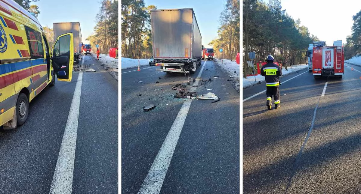 Tragiczny wypadek na DK91 na trasie Kowal – Włocławek. Jedna osoba zginęła