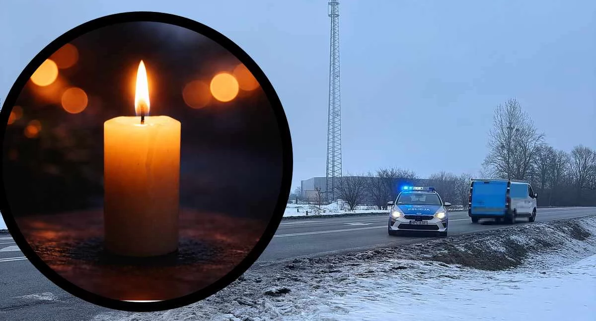 Tragiczny wypadek w Lipnie. 27-latek nie zauważył pieszej. Kobieta zmarła w szpitalu
