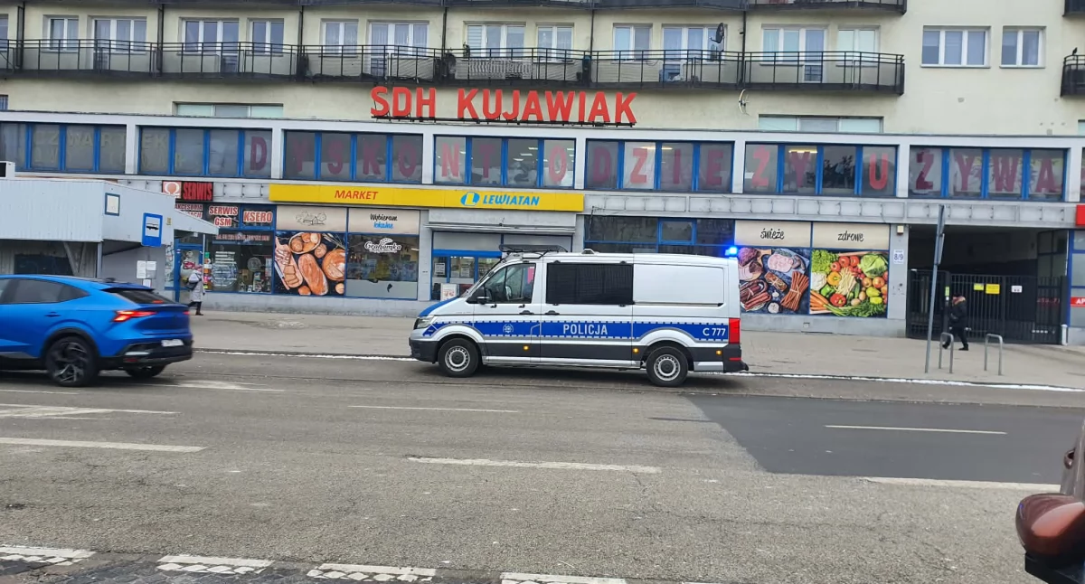 36-latek zatrzymany na Placu Wolności. Policyjna akcja w centrum Włocławka