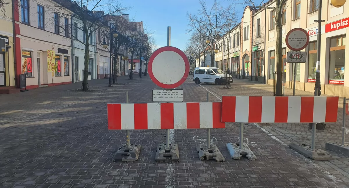 Ruszyła przebudowa 3 Maja. Ulica zamknięta na osiem miesięcy?