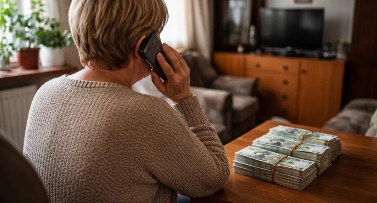 Telefon o wypadku syna kosztował kobietę 140 tysięcy 