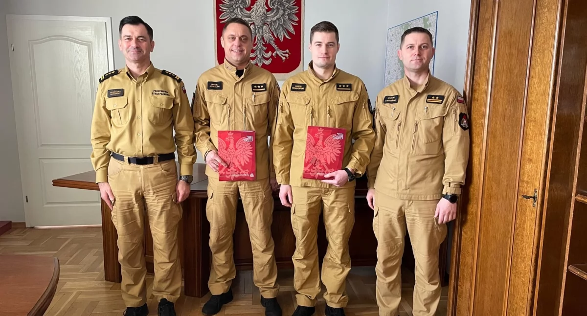 Nowe dowództwo w JRG 1. Straż Włocławek z kolejnymi awansami