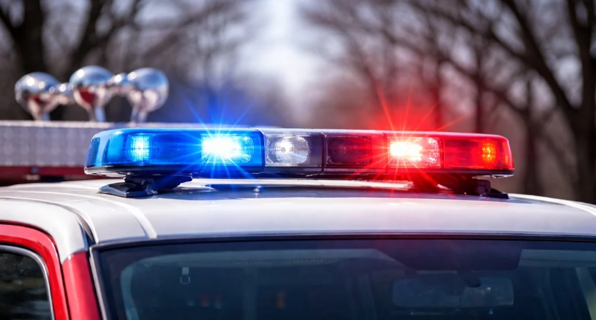 Zderzenie osobówek na obwodnicy Lubrańca. Auta wypadły z drogi