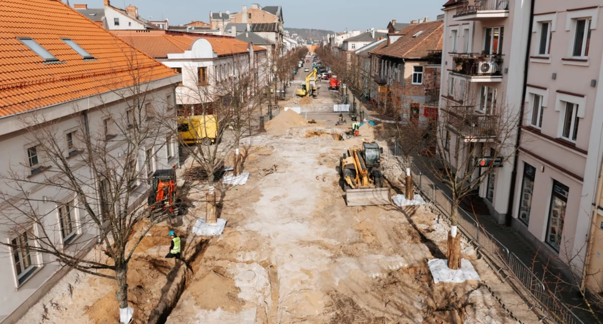 Rewolucja na 3 Maja już trwa. Ulica zamienia się w woonerf