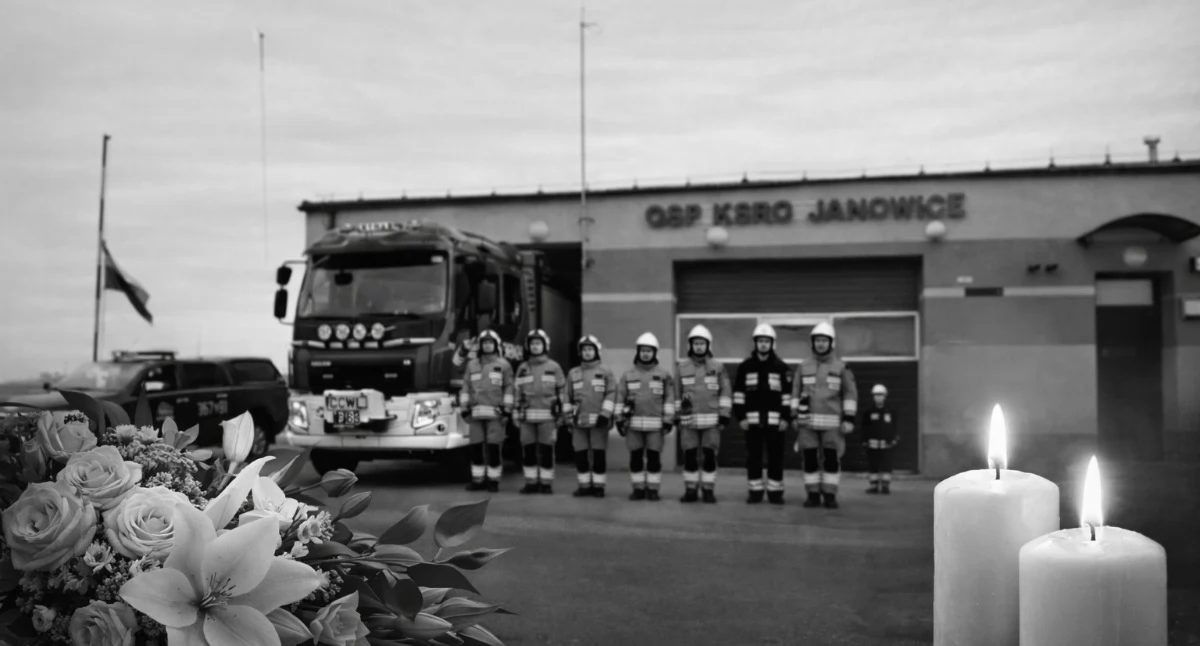 Strażacy z Gminy Lubanie w żałobie. Żegnają swojego Prezesa