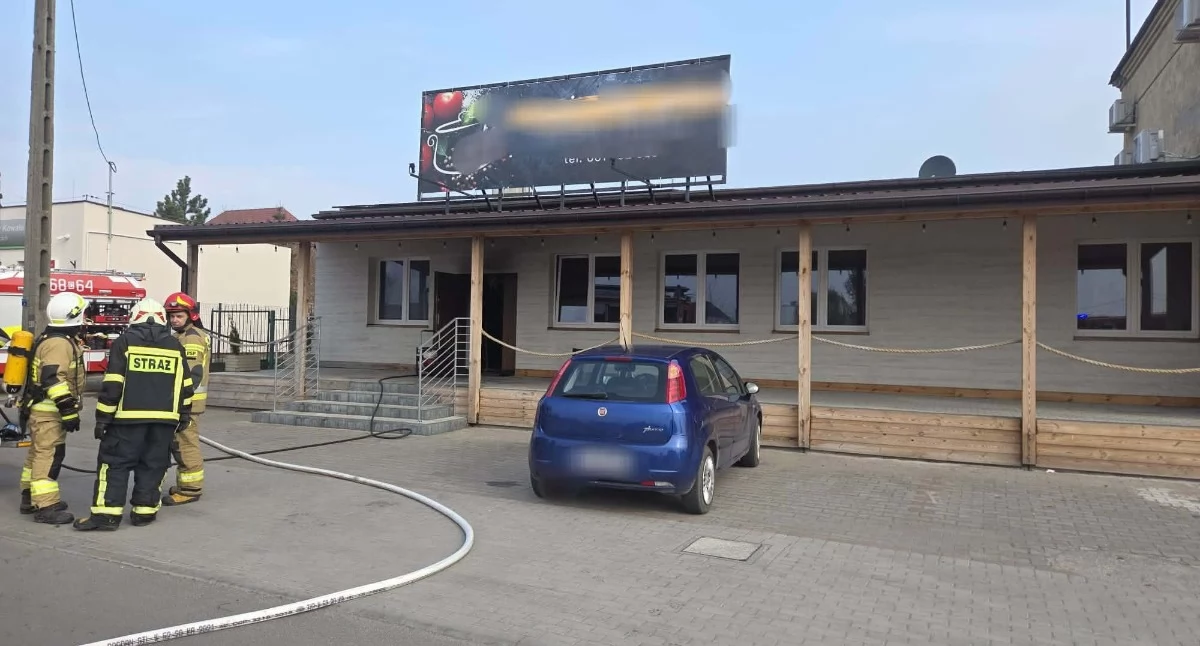 Wybuch gazu w lokalu pod Włocławkiem. Cztery zastępy straży w akcji