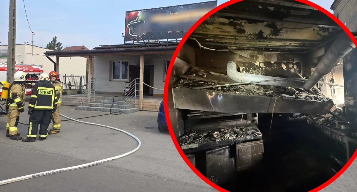 Wybuch gazu w lokalu w Czerniewicach. Strażacy zaoferowali swoją kuchnię