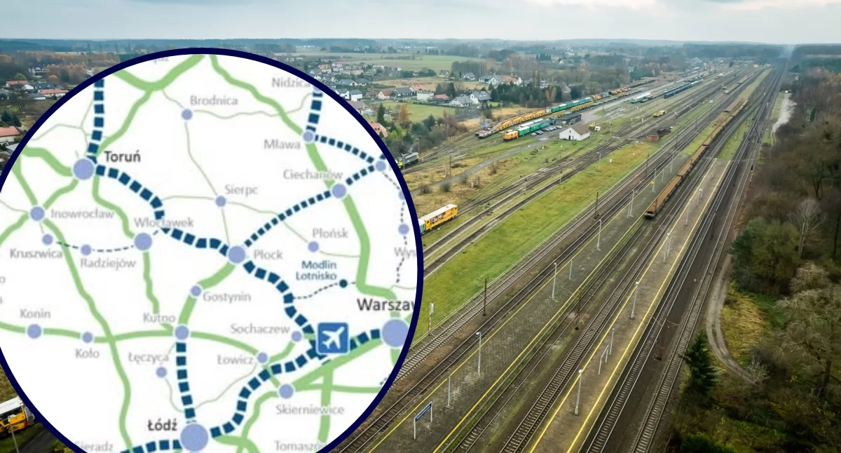Szybka kolej pojedzie przez Włocławek. W planach także nowa linia do Kruszwicy przez Radziejów