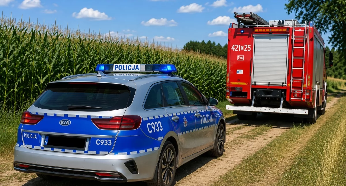 Tragedia w Baruchowie. W polu kukurydzy znaleziono ciało mężczyzny