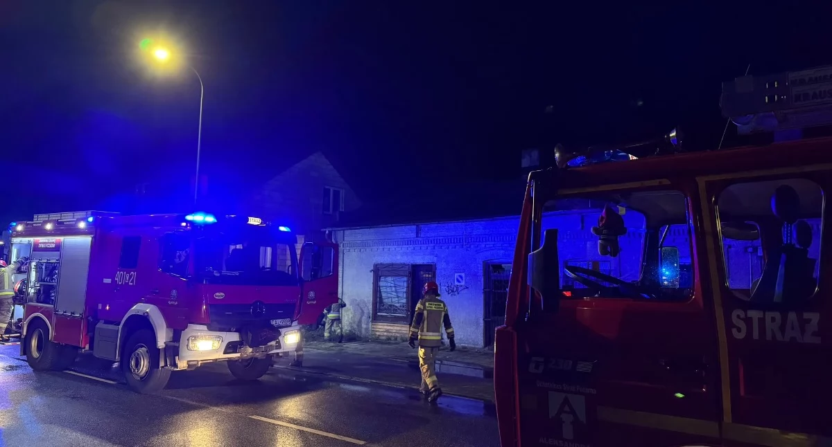 Tragiczny pożar domu w Aleksandrowie Kujawskim. Nie żyje 71-letni mężczyzna