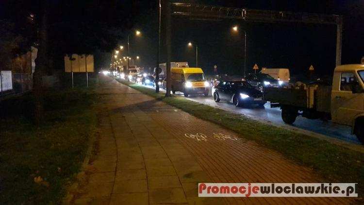 Remont za remontem. Włocławek stoi w korkach [ZDJĘCIA, VIDEO]