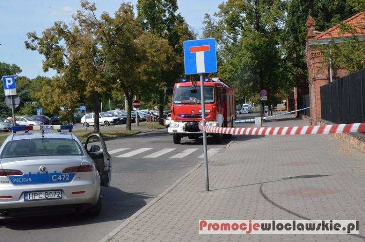 Alarm w sądach we Włocławku i Elektryku. Saperzy znaleźli pocisk