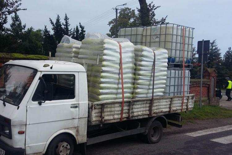 Przeładowany bus zatrzymany w regionie