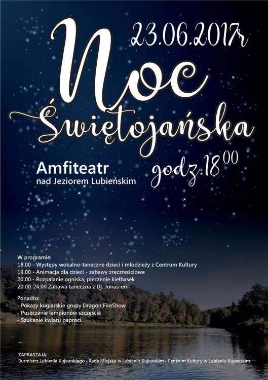 Magiczna Noc Świętojańska nad Jeziorem Lubieńskim. Będzie ognisko, zabawa taneczna, fireshow