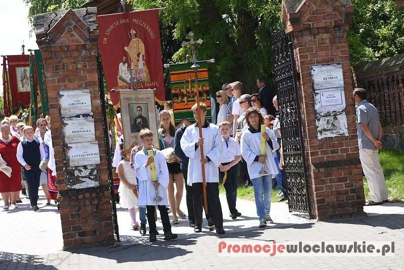 Boże Ciało 2017: Procesja w Brześciu Kujawskim