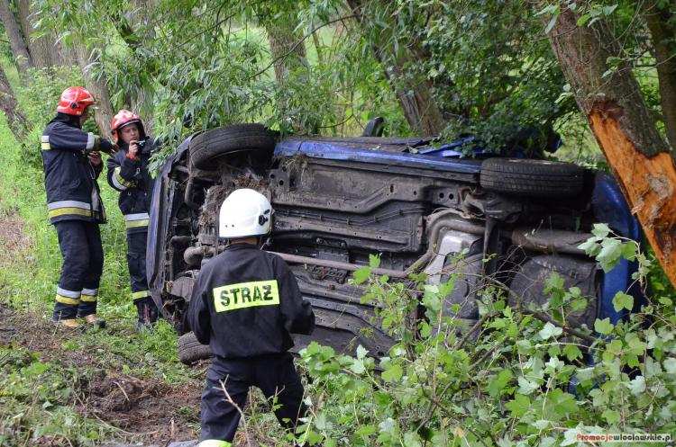 Wypadek w Dobiegniewie w Gminie Włocławek