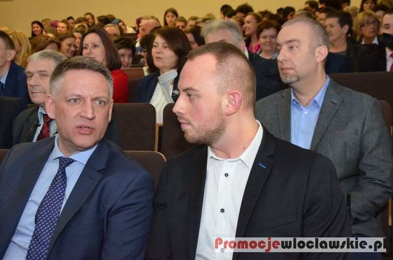 Minister dr Jarosław Gowin  na jubileuszu PWSZ we Włocławku 