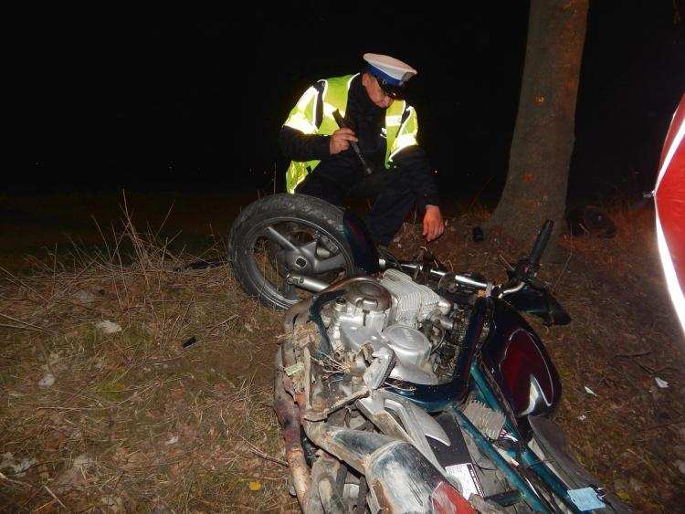 Tragiczny wypadek w regionie. Nie żyje motocyklista