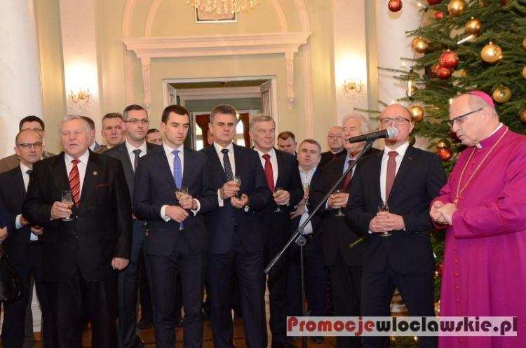 Podsumowali stary, przywitali Nowy Rok. Spotkanie u biskupa Wiesława Meringa [ZDJĘCIA]