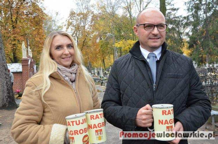 Znani  będą kwestować na renowację nagrobków na włocławskim cmentarzu
