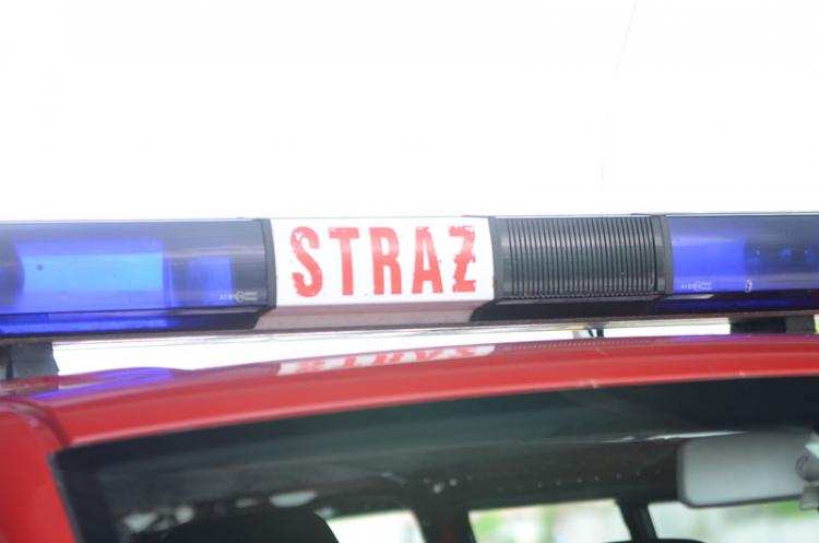 Pożar magazynu we Włocławku. W akcji brały udział jednostki z miasta i regionu