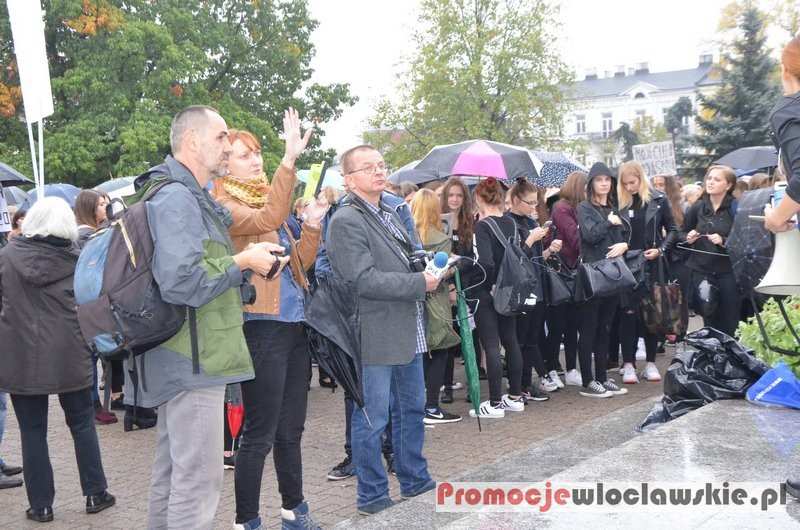 Czarny protest we Włocławku 2016