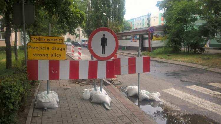 Utrudnienia dla kierowców we Włocławku: Trwa remont i przebudowa jednej z ulic