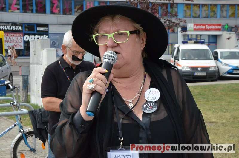 Czarny protest we Włocławku