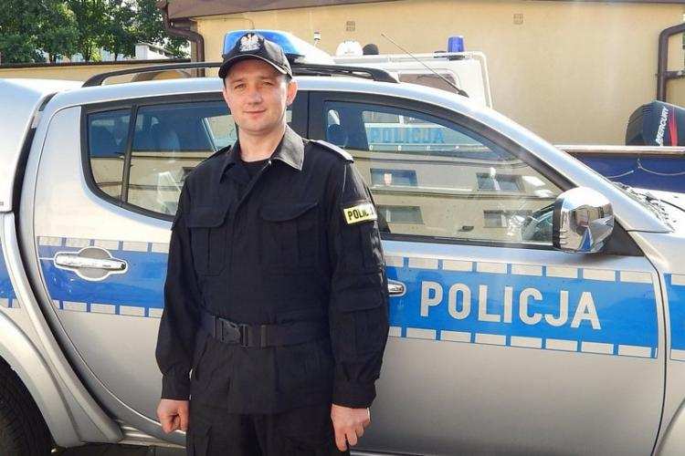 Posterunkowy Dariusz Roszak rozpoczął służbę w radziejowskiej Policji