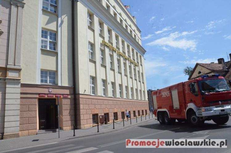 Alarm bombowy we Włocławku [ZDJĘCIA]