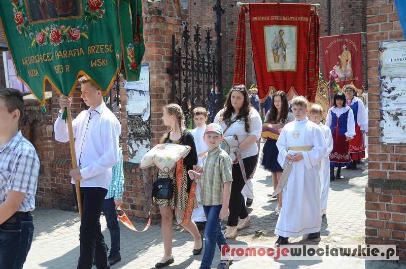 Boże Ciało w Brześciu Kujawskim 2016