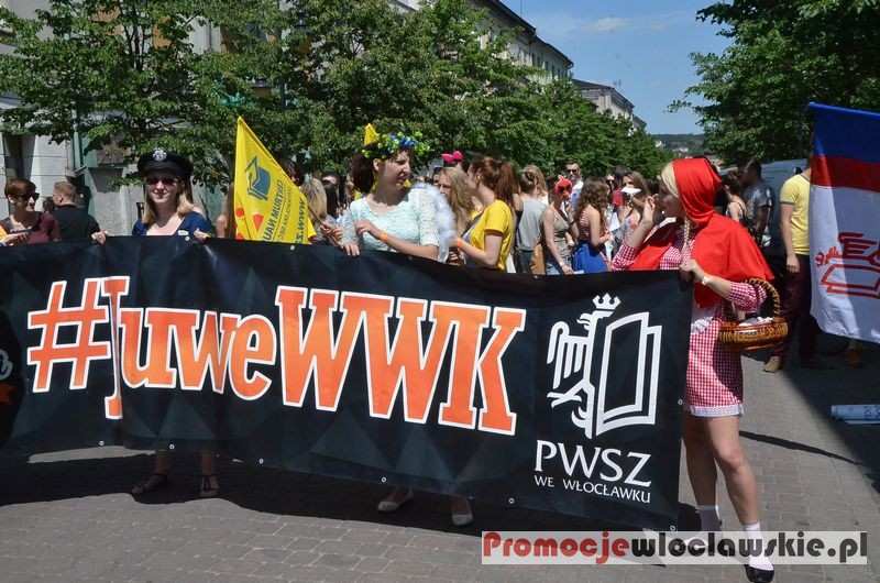 Juwenalia Włocławskie 2016: Pochód studencki