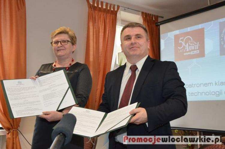 ANWIL patronem klasy we włocławskim Zespole Szkół Chemicznych