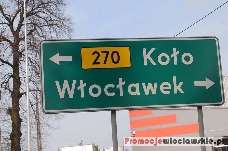 Drogi wojewódzkie: 265, 270 na terenie powiatu włocławskiego