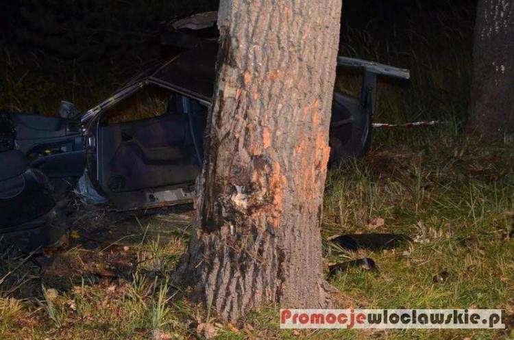 21-latka volkswagenem uderzyła w drzewo. Pasażerka trafiła do szpitala 