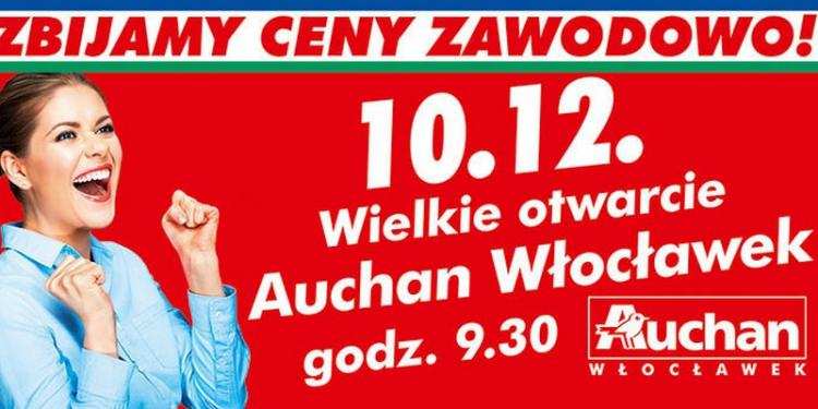 Dziś wielkie otwarcie Auchan we Włocławku