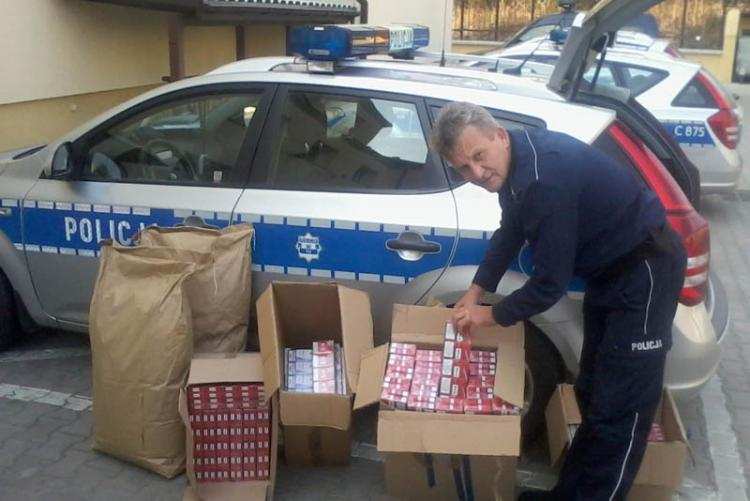 Towar za 40 tysięcy trafił w ręce policji