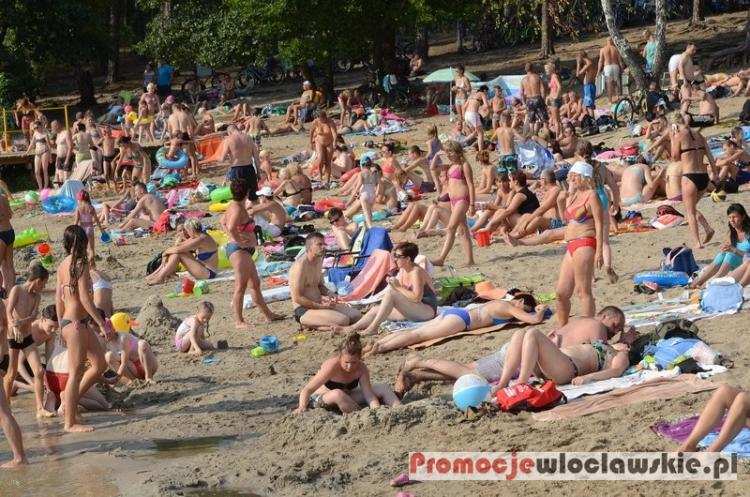 Gorący weekend nad włocławskimi jeziorami [ZDJĘCIA]