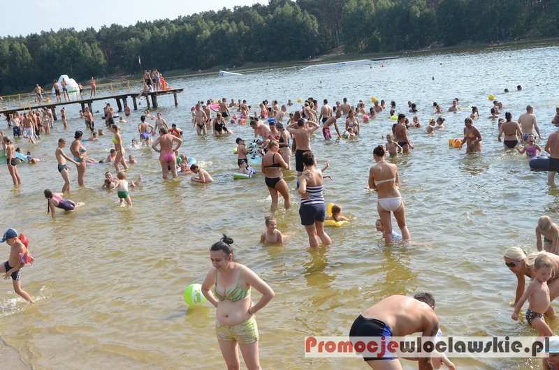 Gorący weekend - Plaża nad jeziorem Czarnym - 8.08.2015