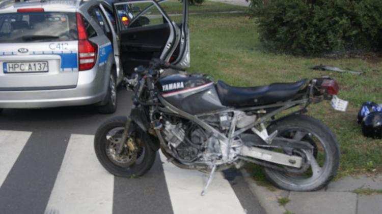 Jechał „pod prąd” motocyklem. Wyszło na jaw … 