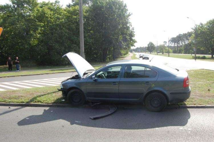 Było bardzo groźnie. Honda dachowała