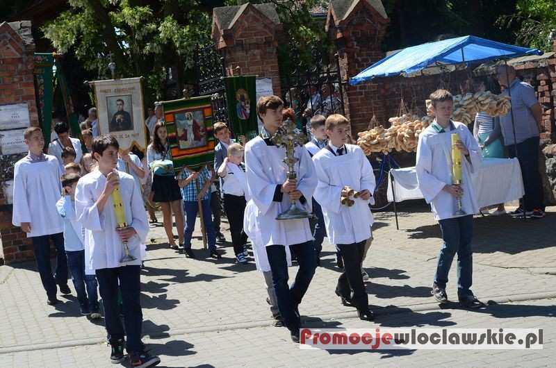 Procesja Bożego Ciała w Brześciu Kujawskim 2015