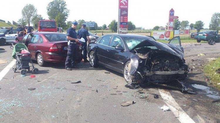 Karambol na drodze nr 91! 8 osób w szpitalu [FOTO]